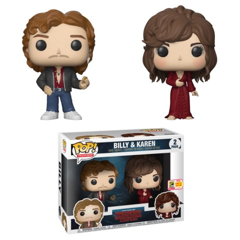 Stranger Things 2 Pack - Funko Pop! Figure - Billy and Karren 2018 Summer Con exclusive