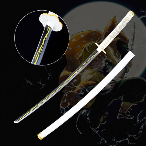Demon Slayer Zenitsu Agatsuma Nichirin Sword - Premium