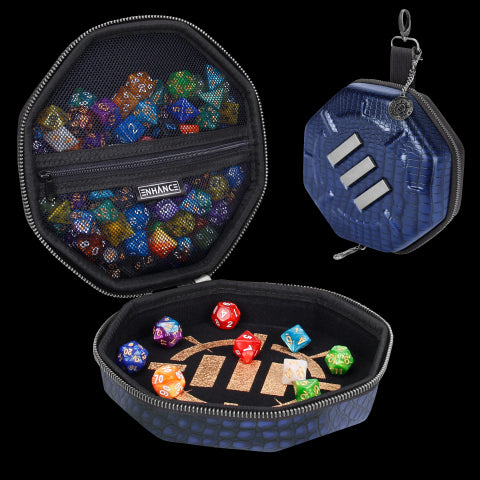 Enhance  Collectors Edition Tabletop Dice Case - Blue