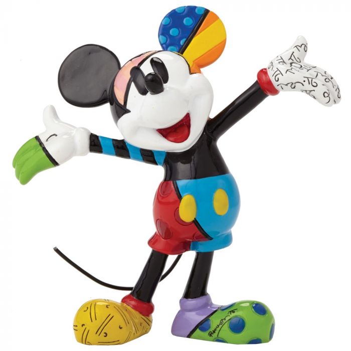 Britto - Mickey Mouse Arms Out Figurine - Mini