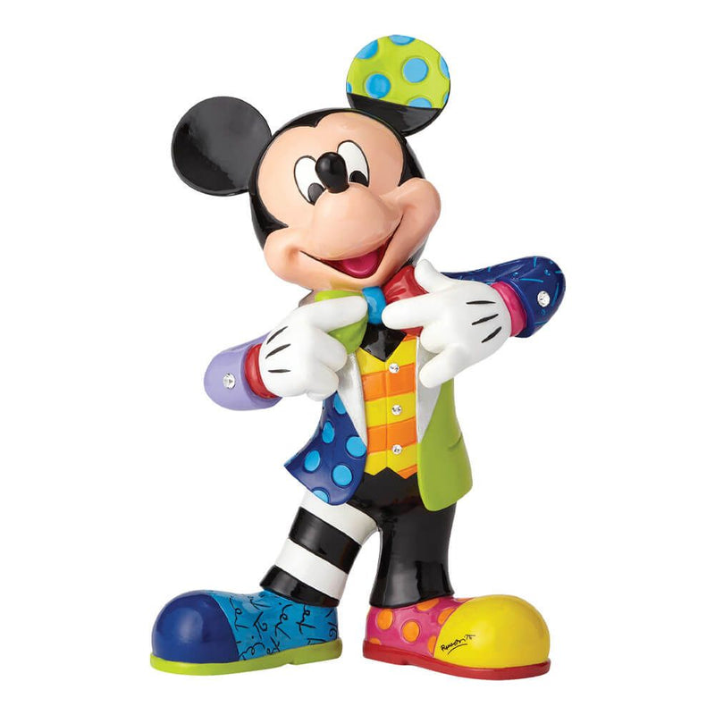 Britto - Mickey Mouse 90th Ann. Figurine W Bling Large