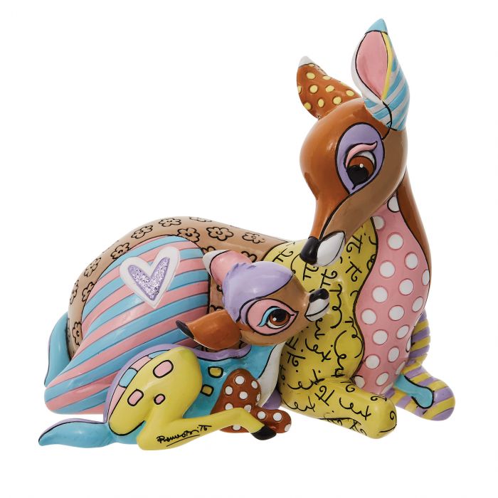 Britto - Bambi & Mother Large Figurine