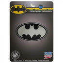 Fan Emblems DC: Batman Oval Logo Decal (Black & Chrome)