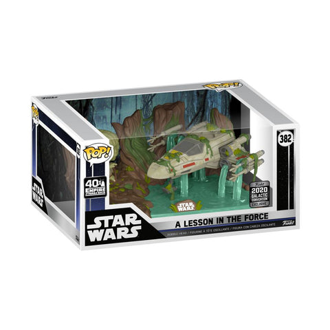 Star Wars - Yoda lifting X-Wing Pop! Deluxe (2020 Galactic Convention Exclusive)