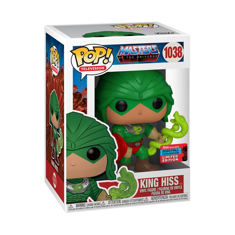 King Hiss - Funko Pop! - Masters of the Universe 2020 Fall Con Exclusive (1038)