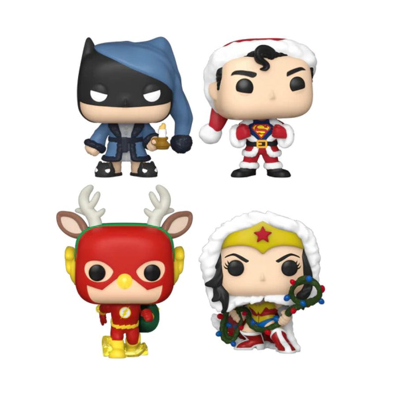 DC - Tree Holiday Box Pocket Pop! 4Pk