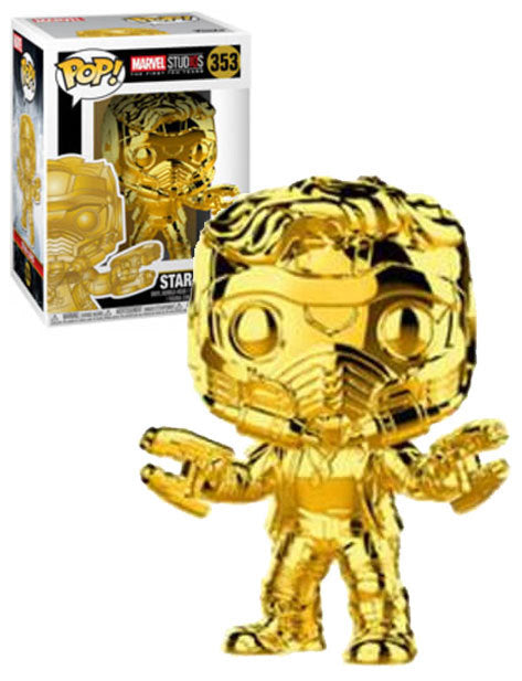 Marvel Studios The First Ten Years - Funko Pop! Figure - Star-Lord Chrome (353)