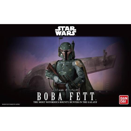 BANDAI STAR WARS 1/12 BOBA FETT PLASTIC MODEL KIT