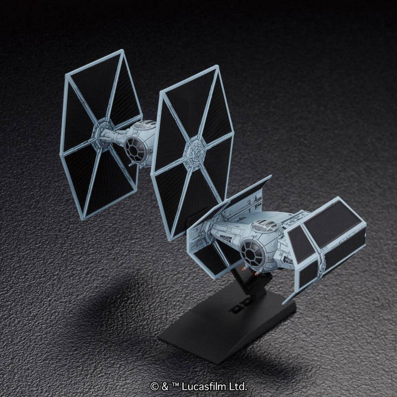 VEHICLE MODEL 007 TIE ADVANCED x 1 & FIGHTER SET