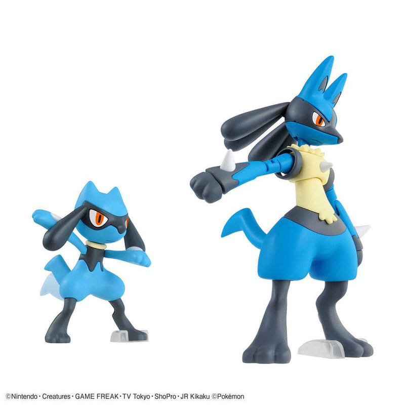 Pokemon Model Kit RIOLU & LUCARIO