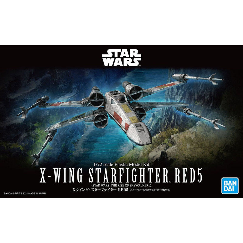 Bandai 1/72 X-WING STARFIGHTER RED 5 (STAR WARS:THE RISE OF SKYWALKER)