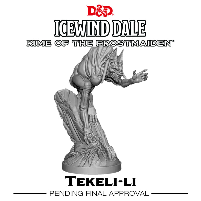 Miniature D&D CS - "Icewind Dale: Rime of the Frostmaiden" - Tekeli-li (1 fig)