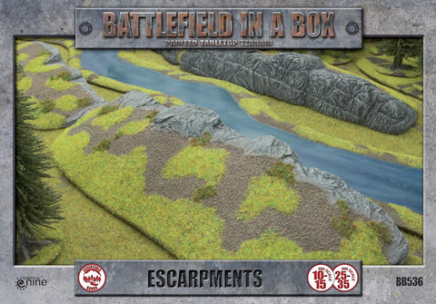 Battlefield in a Box - Escarpments (x2) - 15mm/30mm