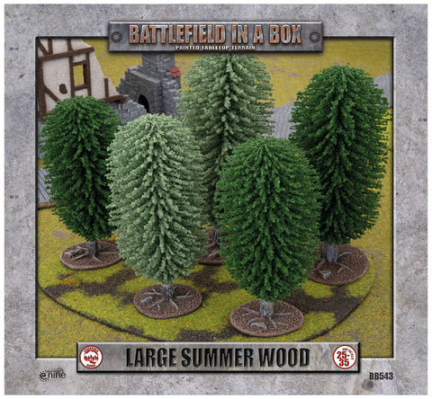 Battlefield in a Box - Large Summer Wood (x1) - 30mm