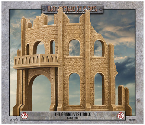 Battlefield in a Box - Gothic Battlefields - Grand Vestibule - Sandstone (x1) - 30mm
