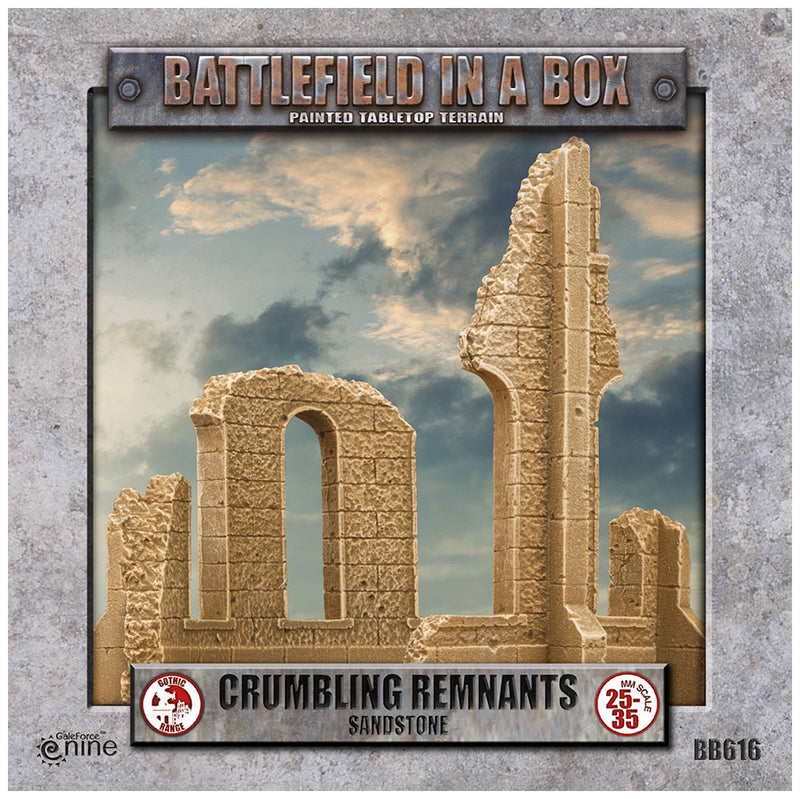 Battlefield in a Box - Gothic Battlefields: Crumbling Remnants - Sandstone (x2)