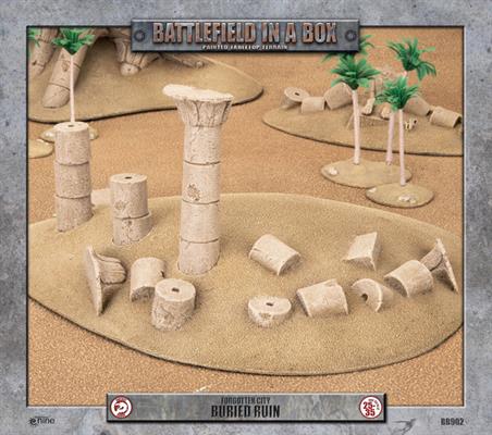 Battlefield in a Box - Forgotten City - Buried Ruin (x1) - 30mm