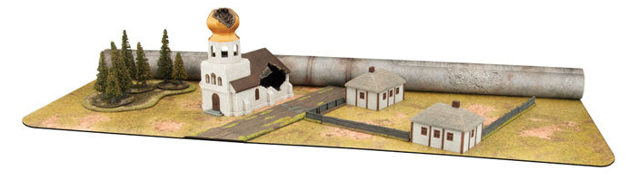 Battlefield in a Box - Gaming Mat - Rural/City (6x4)