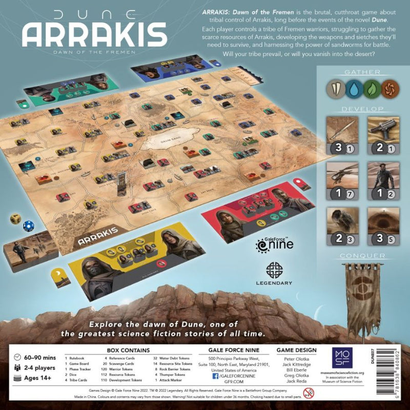 Dune - Arrakis: Dawn of the Fremen Board Game