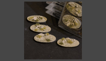 Gamers Grass: Bases: Arid Steppe Bases (Oval 60mm (x4))
