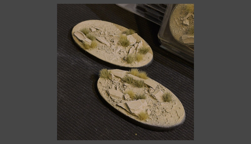 Gamers Grass: Bases: Arid Steppe Bases (Oval 90mm (x2))