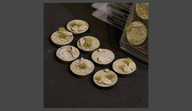 Gamers Grass: Bases: Arid Steppe Bases (Round 60mm (x2))