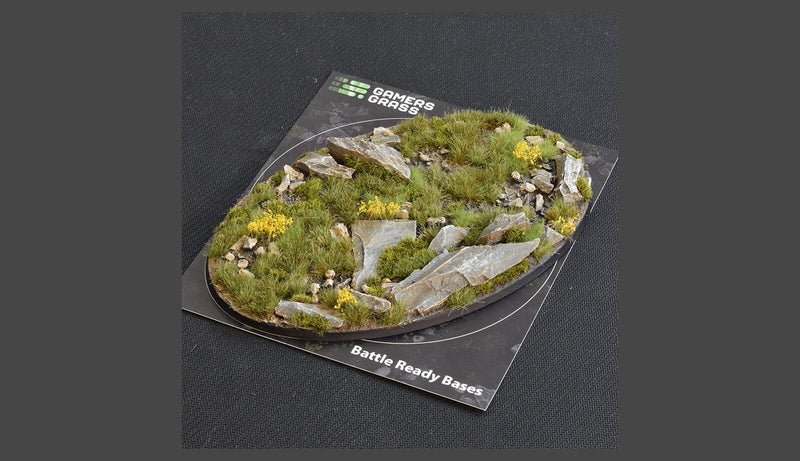 Gamers Grass: Bases: Highland Bases (Oval 170mm (x1))