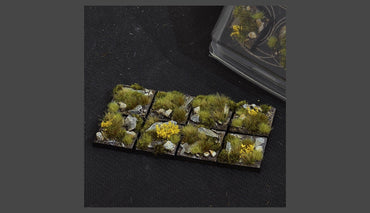 Gamers Grass: Bases: Highland Bases (Square 25mm (x8))