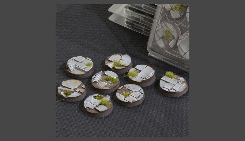 Gamers Grass: Bases: Temple Bases (Round 32mm (x8))