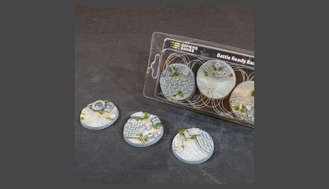 Gamers Grass - Battle Ready Bases - Urban Warfare - Round 50mm (x3)