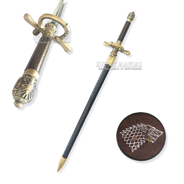 Game of Thrones Arya Stark Needle Sword with Plaque