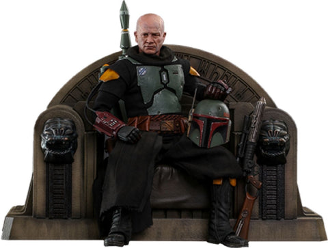 Star Wars: Mandalorian - Boba Fett Throne  1:6 Scale Action Figure Set