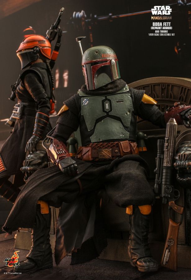 Star Wars: Mandalorian - Boba Fett Throne 12" Figure