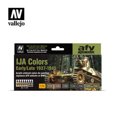 Vallejo 71160 Model Air IJA Colors 1939/1945 Colour Acrylic Airbrush Paint Set