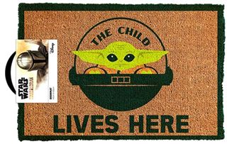 Star Wars The Mandalorian - The Child Lives Here - Doormat