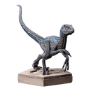 Jurassic World - Velociraptor Blue Icons Statue