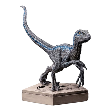 Jurassic World - Velociraptor Blue Icons Statue