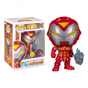 Marvel Infinity Warps - Funko Pop! Figure - Iron Hammer special edition GLOW (680)