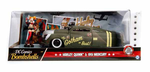 JADA - DC Bombshells - Harley 51 Mercury 1:24 Hollywood Ride