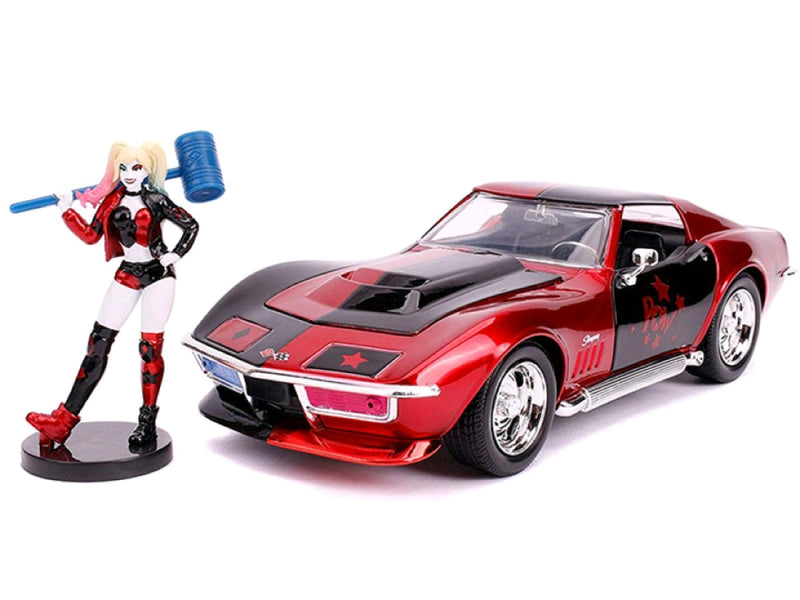 JADA -  Batman - Harley Quinn 69 Corvette 1:24
