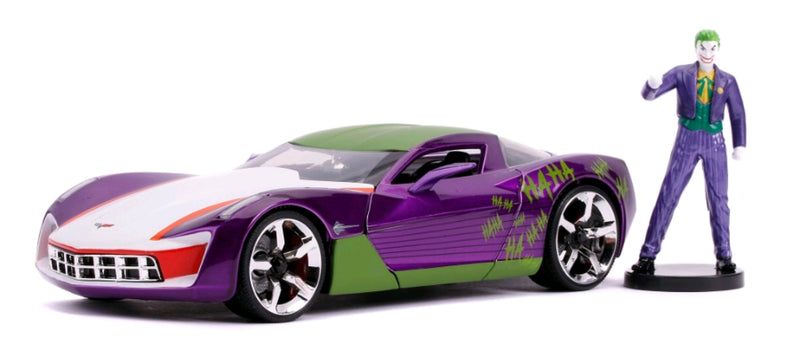 JADA -  Batman - Joker 2009 Corvette 1:24