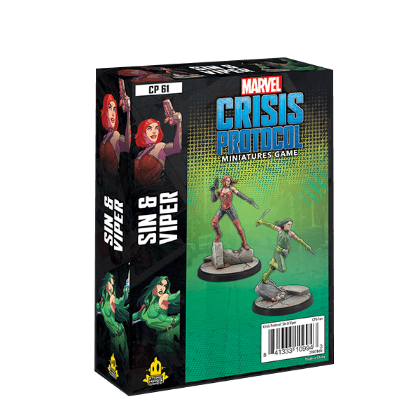 Marvel Crisis Protocol Miniatures Game Sin and Viper
