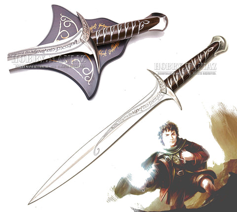 Lord of the Rings Sting Sword of Frodo with Plaque