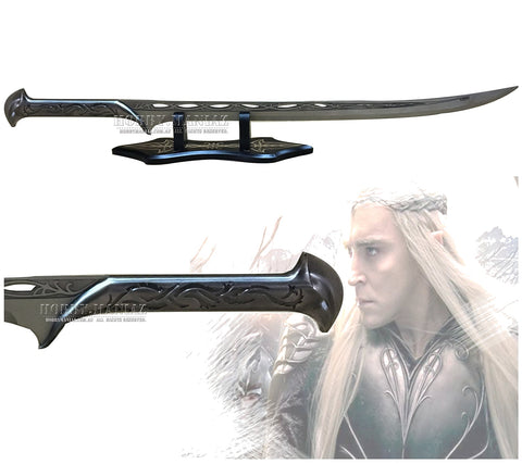 Lord of the Rings Hobbit Sword of Thranduil with Stand