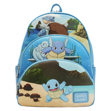 Pokemon - Squirtle Evolution 3Pocket Mini Backpack