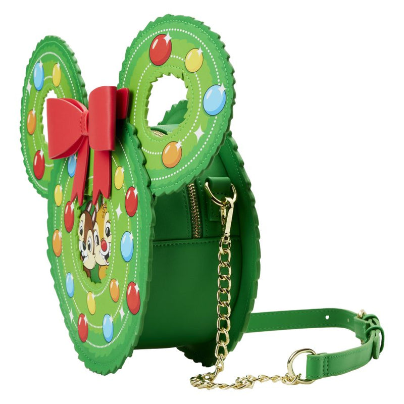 Disney - Chip & Dale Wreath Crossbody