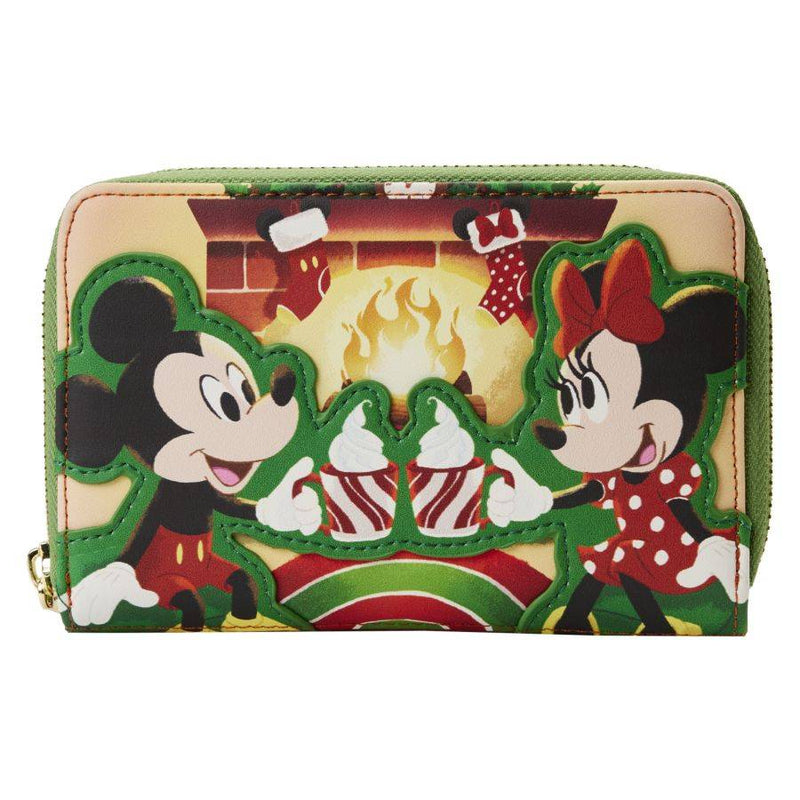 Disney - Mickey & Minnie Fireplace Zip Purse