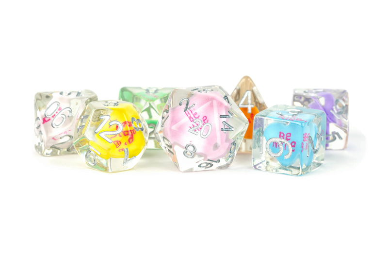 MDG 16mm Resin Poly Dice Set: Love Dice