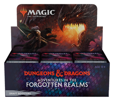 Magic the Gathering MTG - Adventures in the Forgotten Realms - Draft Booster Display