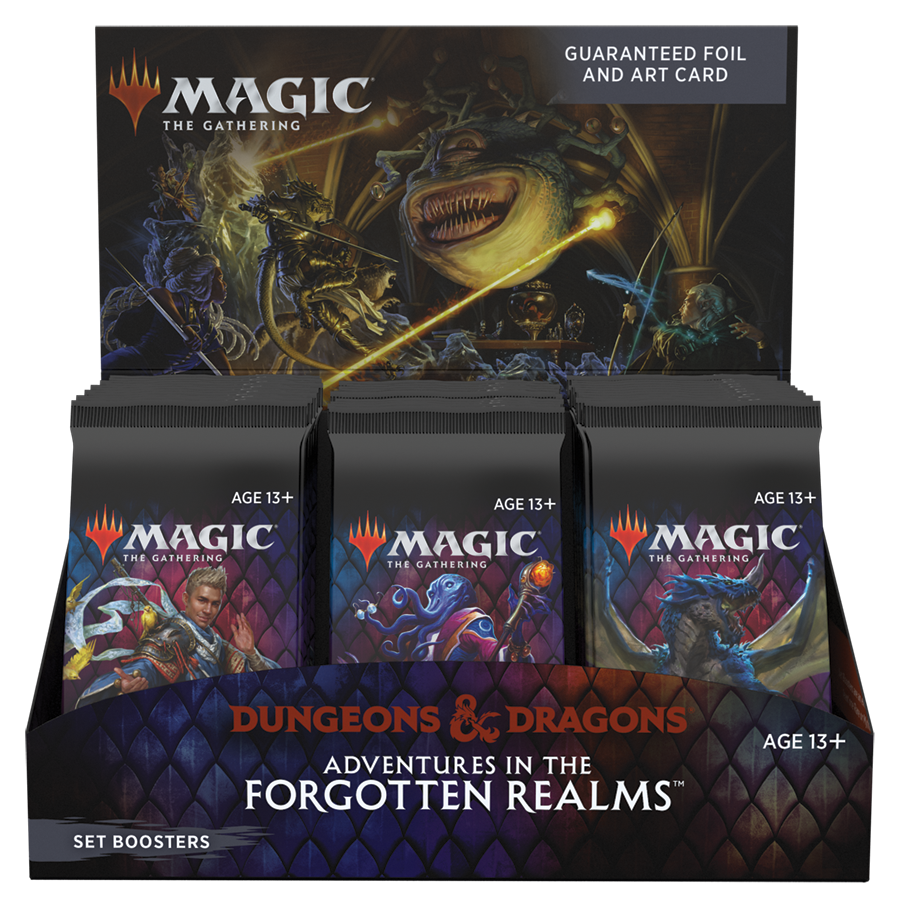 Magic the Gathering MTG - Adventures in the Forgotten Realms - Set Booster Display
